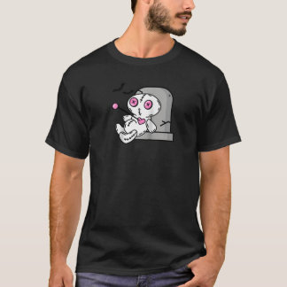 Cute Goth Voodoo Doll Halloween Spooky Pink Emo He T-Shirt