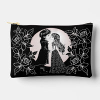 Cute Gothic Emo Kids Kiss Valentine's Day