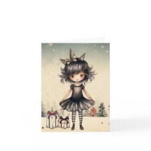 Cute Gothic Fairy Christmas 