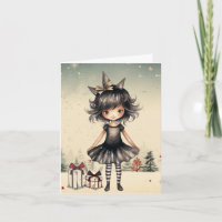 Cute Gothic Fairy Christmas 