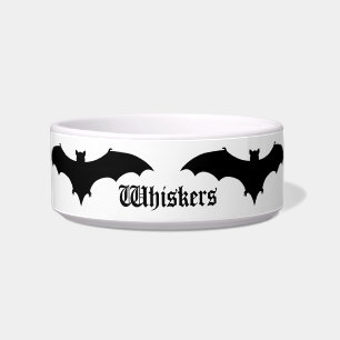 Cute Gothic Halloween bat Bowl