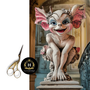 Cute Gothic Paris Gargoyle Decoupage  Tissue Paper