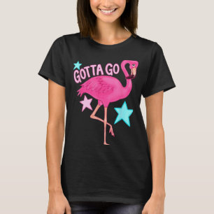 Cute Gotta Go Flamingo Funny Girly Summer Beach T-Shirt