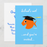 Cute Graduation Beach or Pool Party Turquoise