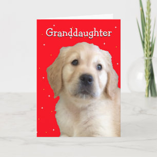Cute Granddaughter Christmas Card