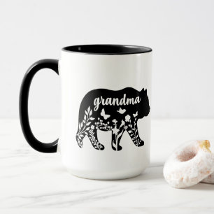 cute Grandma black bear Mug