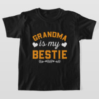 Cute Grandma Granddaughter word art bestie