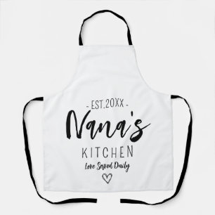 Cute Grandma Name Mother's day  Apron