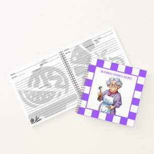 Cute Grandma's favourite recipe Notebook