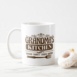 Cute Grandma's kitchen word art Coffee Mug