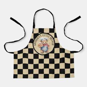 Cute Grandma's little helper add text  Apron