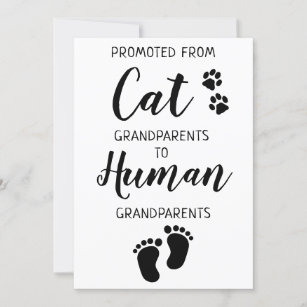 Cute Grandparents Pregnancy Announcement Card
