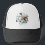 Cute Grandson Custom Photo Birthday Trucker Hat<br><div class="desc">This birthday greeting design is created for a grandson and is especially suited for teenagers and young adults rather than small children. It can be given by grandparents, parents, uncles, aunts, or anyone celebrating a grandson or a person who is like a grandson. The design features a modern minimalist layout...</div>