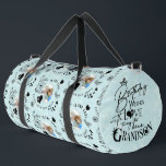 Cute Grandson Photo Gifts Duffle Bag<br><div class="desc">This birthday greeting design is created for a grandson and is especially suited for teenagers and young adults rather than small children. It can be given by grandparents, parents, uncles, aunts, or anyone celebrating a grandson or a person who is like a grandson. The design features a modern minimalist layout...</div>