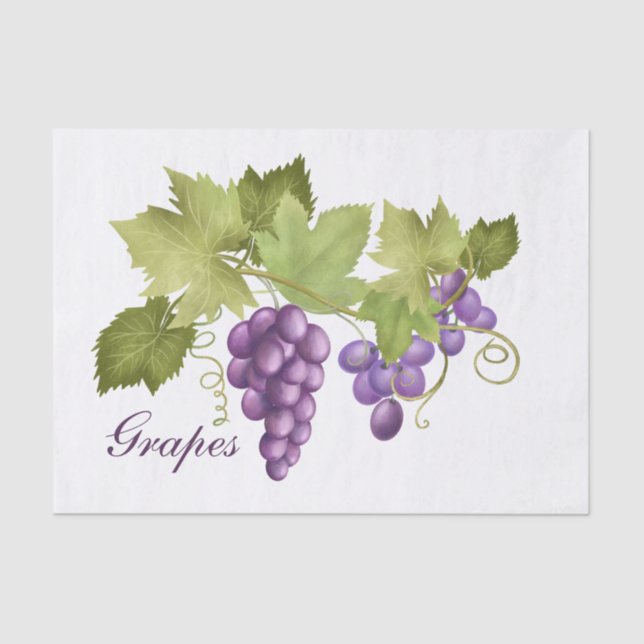 cute grape fruit lovers decoupage tissue paper (Front)