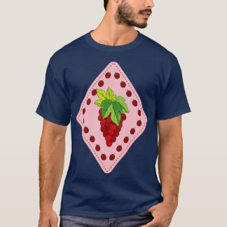 Cute Grape Stamp T-Shirt