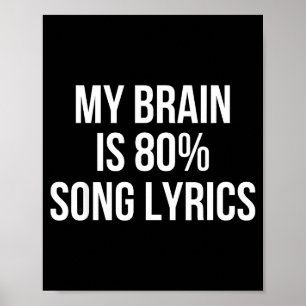 Cute Graphic Design Quote For Music Lover Cool Poster