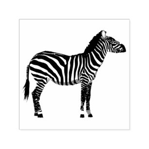 Cute graphic of a Zebra Self-inking Stamp
