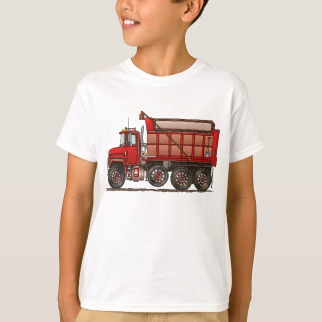 Cute Gravel dump truck T-Shirt (Front)