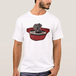 Cute Great Dane Dog Lovers Mini Pocket Design Dogs T-Shirt