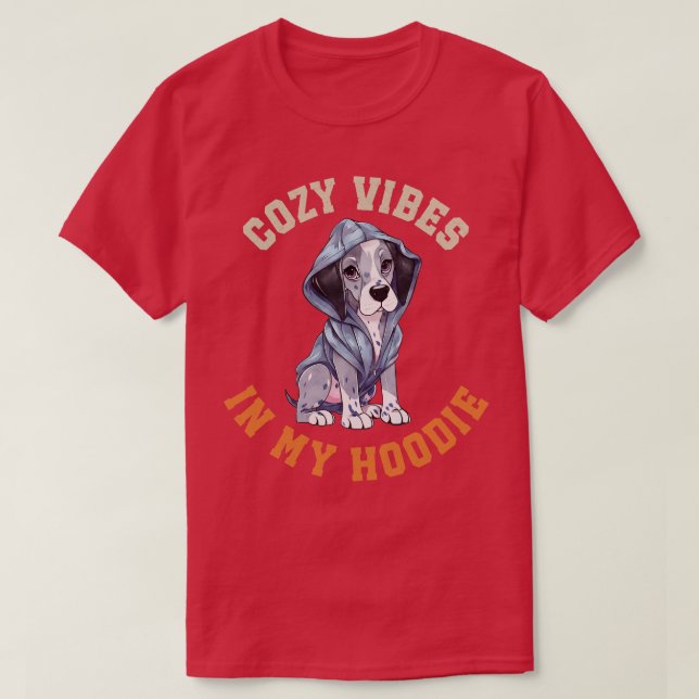 Cute Great Dane Dog T-Shirt (Design Front)