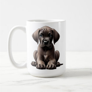 Cute Great Dane Puppy Coffee Mug