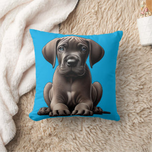 Cute Great Dane Puppy Cushion