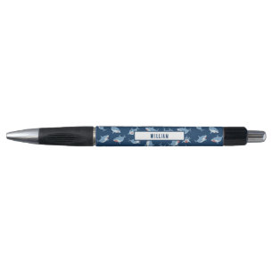 Cute Great White Sharks Ocean Pattern