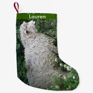 Cute Greedy Sheep Eating Custom Stocking