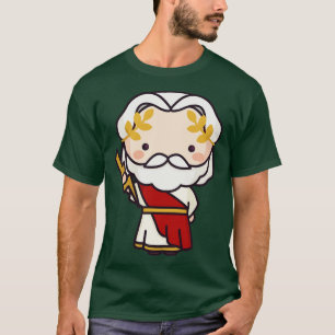 Cute Greek God Zeus toon T-Shirt