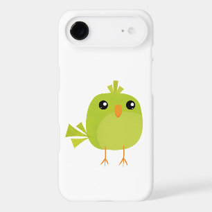 Cute Green Bird Cartoon