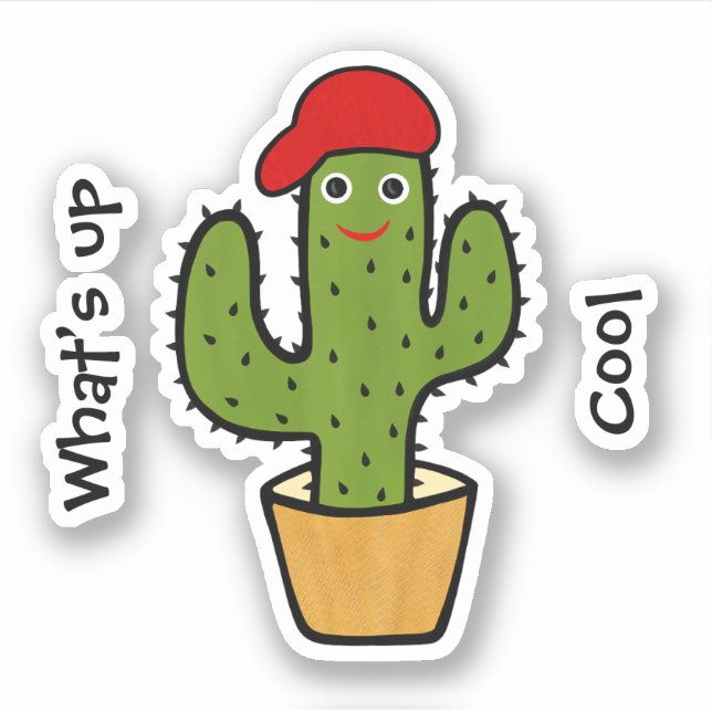 Cute green cactus (Front)