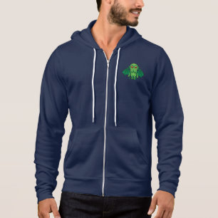 Cute Green Cthulhu Monster Hoodie