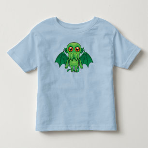 Cute Green Cthulhu Monster Toddler T-Shirt