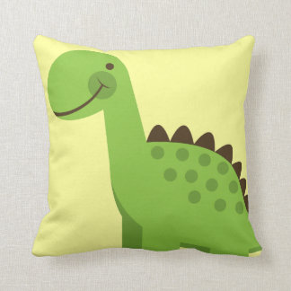 Cute Green Dinosaur Cushion