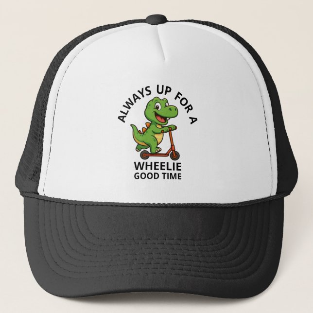 Cute Green Dinosaur Hat (Front)