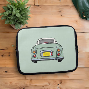 Cute Green Figaro Car Figarations Laptop Sleeve