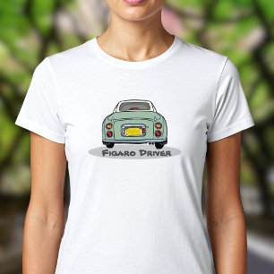 Cute Green Figaro Driver Name Figarations T-Shirt