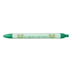Cute Green Frog   Back to School   Pen