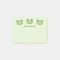 Cute Green Frog | Back to School | Post-It Notes