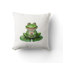 Cute Green Frog