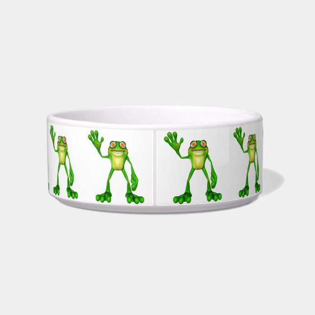 Cute Green Froggy Bowl (Back)