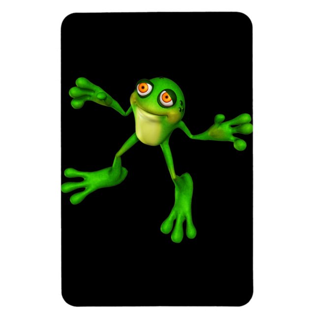 Cute Green Froggy Magnet (Vertical)
