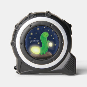 Cute green glow worm cartoon illustration 1