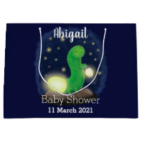 Cute green glow worm cartoon illustration