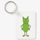 Cute green goblin cartoon