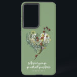 Cute Green Lady Bug Inspirational Adventure Quote  Samsung Galaxy Case<br><div class="desc">Protect your Samsung phone and make it look stylish with this lovely cover featuring lady bugs and flowers. This cover is designed to fit your Samsung phone perfectly and to provide maximum protection from scratches, drops, and dust. The cover also includes a motivational quote from Confucius: “Wherever you go, go...</div>