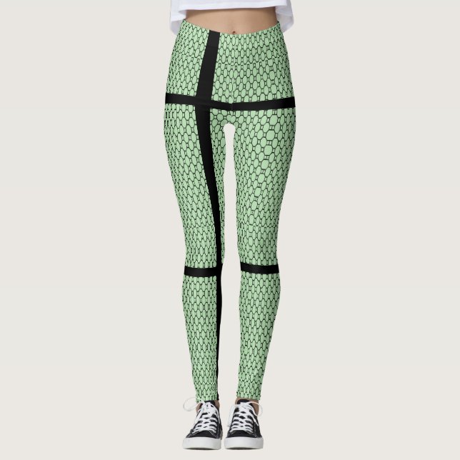 Cute Green Leggings (Front)
