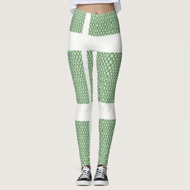 Cute Green Leggings (Front)