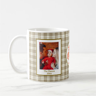 Cute Green, Merry Christmas & Happy New Year Coffee Mug